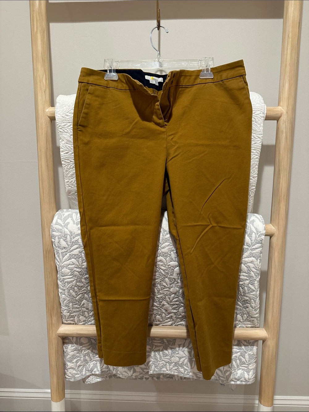 Boden Richmond Women’s Slim Ankle Pants - Mustard